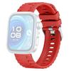 For Huawei Watch Fit 4 Pro Silicone Watch Band Metal Pin Buckle Replacement Wrist Strap