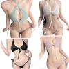 [OLYOLY] 4-Farben-Set, Extrem Dünn, Sexy Cosplay Unterwäsche, Badeanzug, Bikini, Tanga, T-Back Shorts, Brasilianische Lingerie, Micro-Bikini für Damen (05 4
