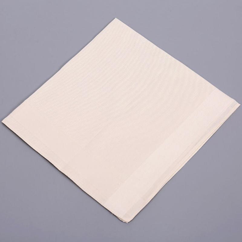 1Pc Hand Towel Female Solid Color Square Handkerchiefs Wedding Party Women's Cotton 40x40CM