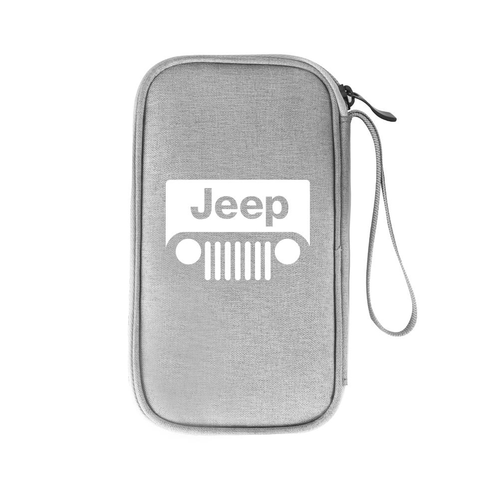 Multifunction Car Storage Bag Key Case USB Organizer Stowing Tidying Acceccories For Jeep JPB Renegade Wrangler Compass Cherokee