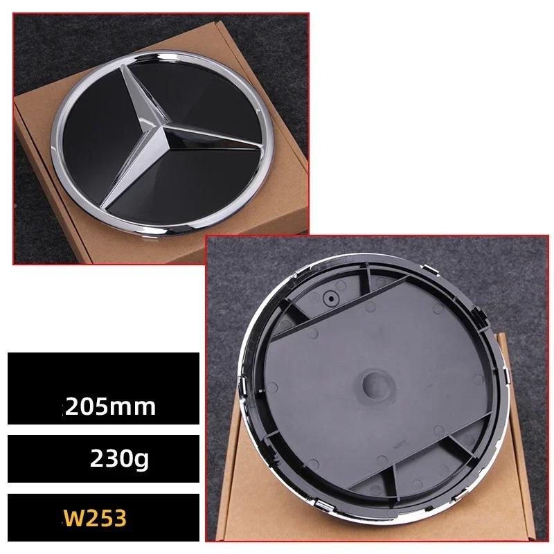 1pcs Car Front Grille Emblem Star Badge Logo Mirror For Mercedes Benz W205 W204 W253 W213 W206 W166 gle glc RM1