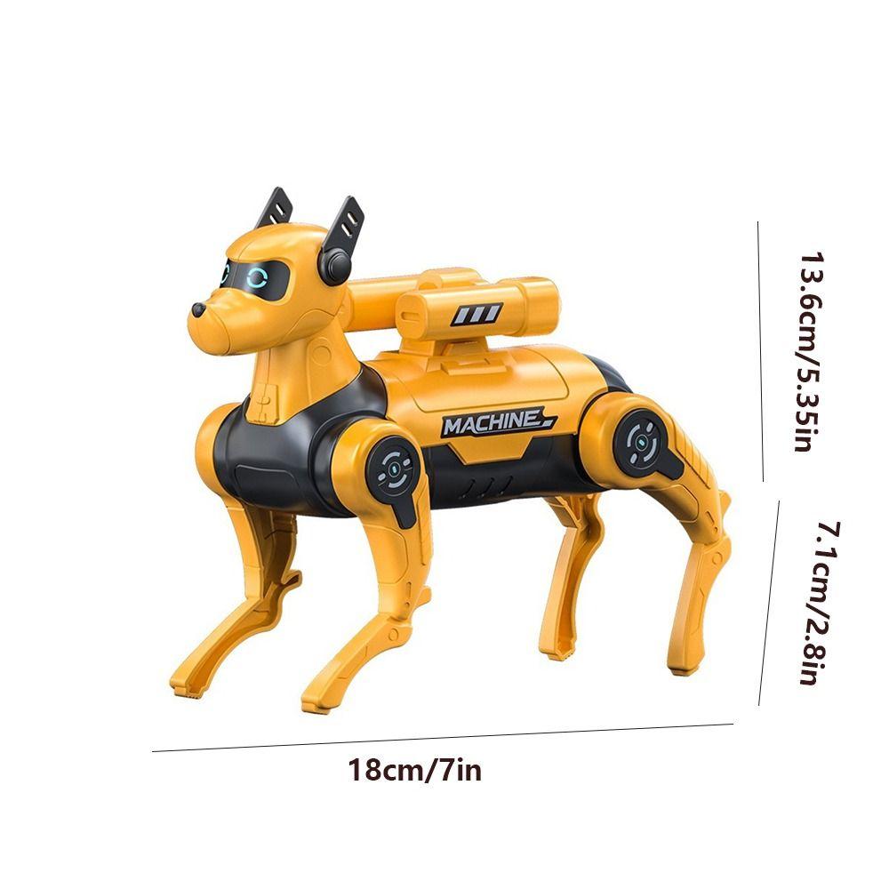 Voice Controlled Electric Robot Dog DIY Assembled Simulated Pet Puppy Interactive Toy