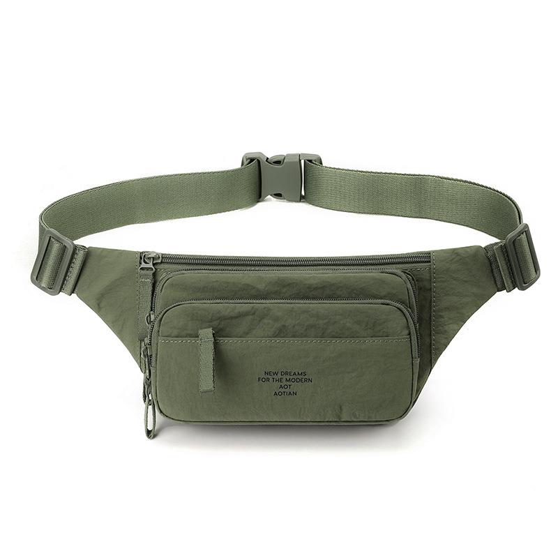 Waist Bag Men's Outdoor Shoulder Bag Sports Crossbody Bag Riding Chest Bag