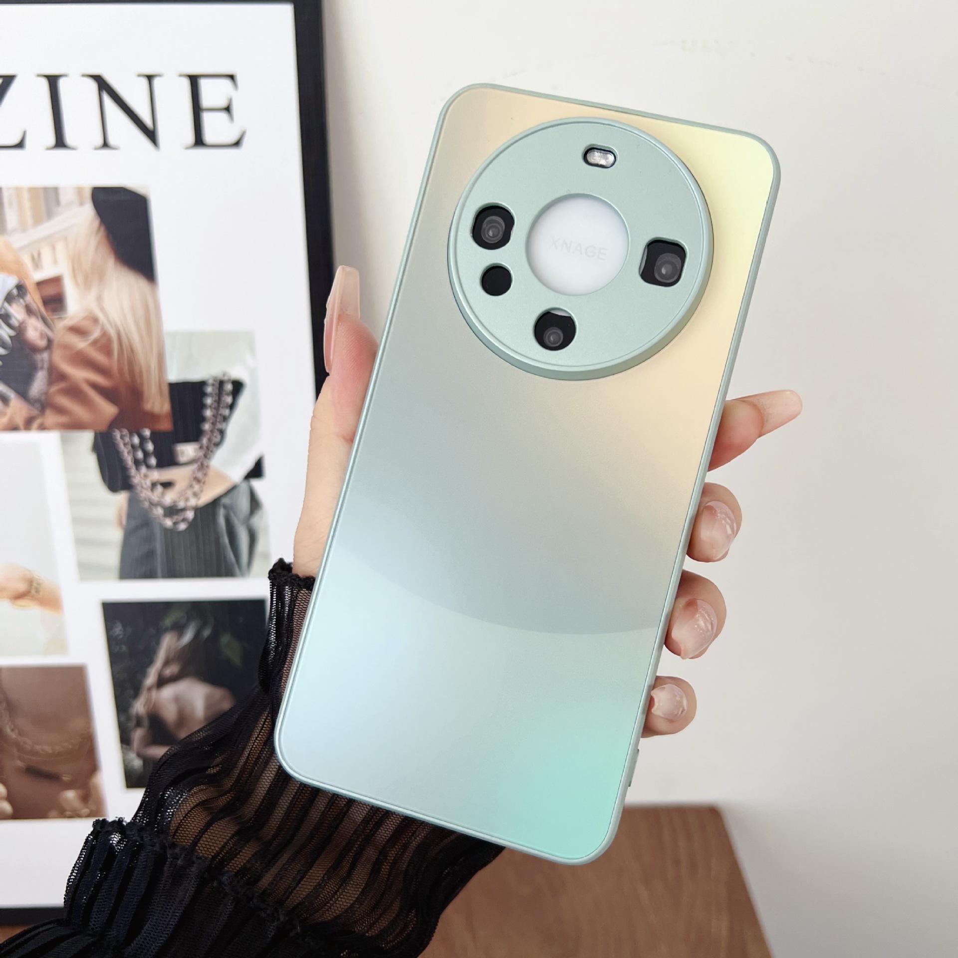 

Многоцветный чехол для телефона Huawei Mate60Pro с градиентным матовым покрытием, полный комплект для Mate50, противоударный защитный чехол для Nova11pro Honor 90