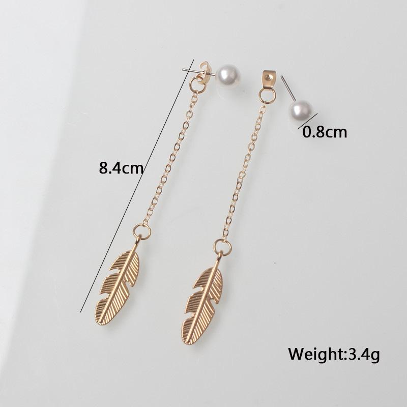New Fashion Long Drop Earrings for Women Flower Star Moon Heart Butterfly Wings Crystal Pearl Round Geometry Tassel Ear Zircon
