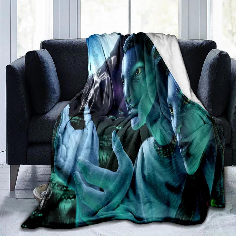 Avatar Film Gedruckte Weiche Warme Decke für Wohnzimmer Schlafzimmer Bett Sofa Couch Büro Geschenke Flanell Überwurfdecken