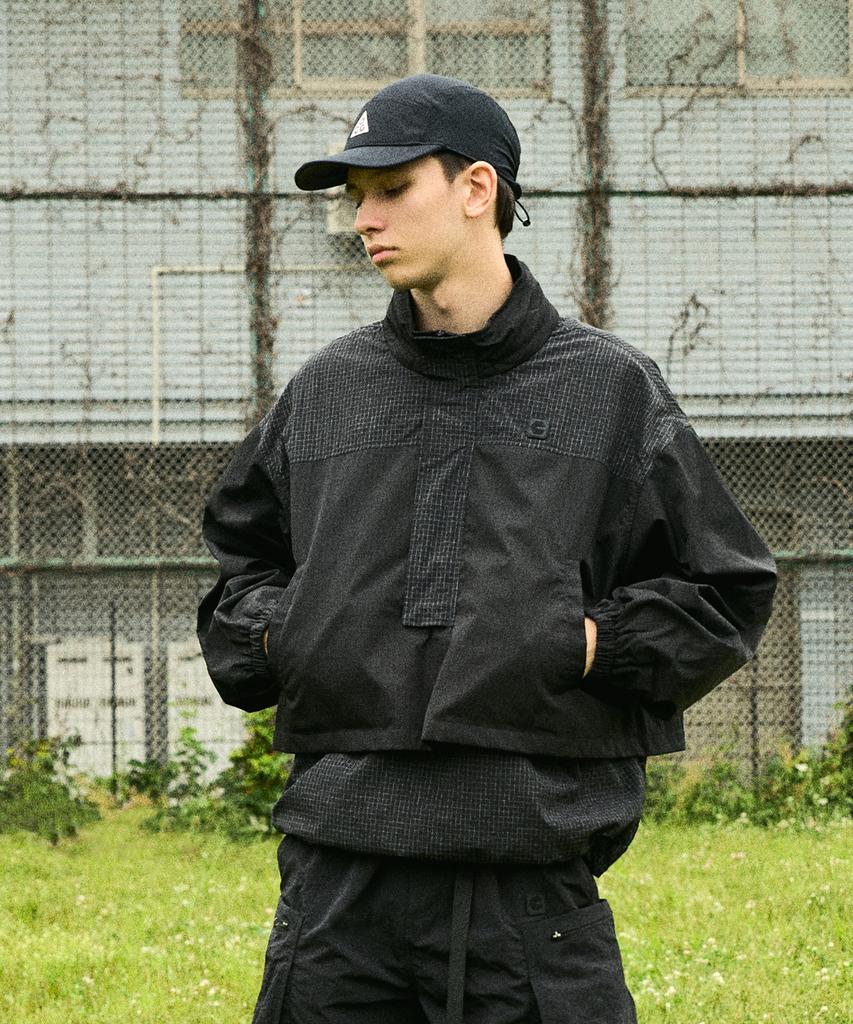 Campside C2 Double Tracker Anorak Jacket Black Cjk112