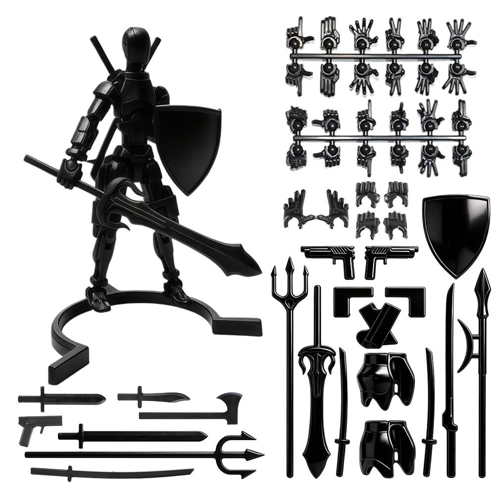Newest!!! Magnetic Attraction 3D Printed Dummy T13 DIY Multi-jointed Man and Woman Lucky Doll  Movable Shapeshift Robot Toys