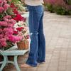 Women Baggy Mid Waist Jeans Wide Leg Loose Denim Pants Straight Leg Cropped Barrel Jeans