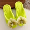 Butterfly Orchid Flip Flops Women's New Summer Fashion Flat Bottomed Soft Bottomed Beach Slippers