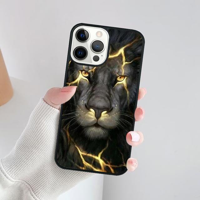 King Lion Roaring Phone Case For For iPhone 17 Air 16 15 11 12 13 14 Pro Max Plus Coque