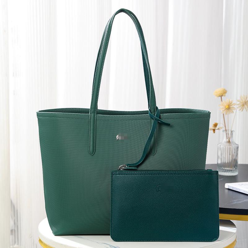 

Двусторонняя сумка-тоут через плечо 2024: Женская повседневная сумка-шоппер для мамы и ребенка