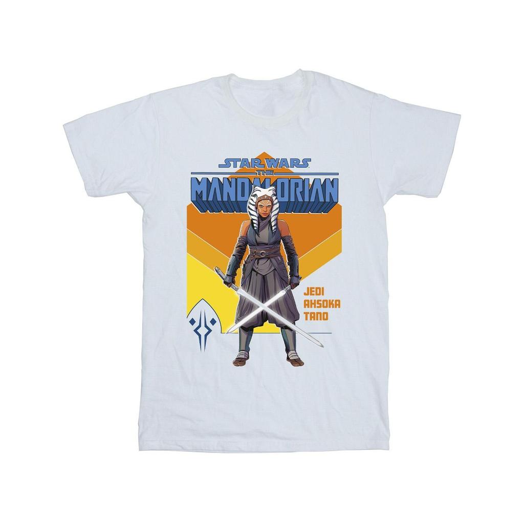 STAR WARS Mens The Mandalorian Jedi Ahsoka Tano T-Shirt