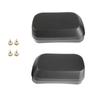 End Caps for Tubular Side Steps Compatible with For Dodge RAM 1500 2500 3500 4500 5500 2013-2024 OE 68193113AA Replacement
