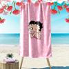 1pc Betty Boop Beach Towel, Outdoor Activities Perfect Summer Travel Supplies, As A Gift for Festivals