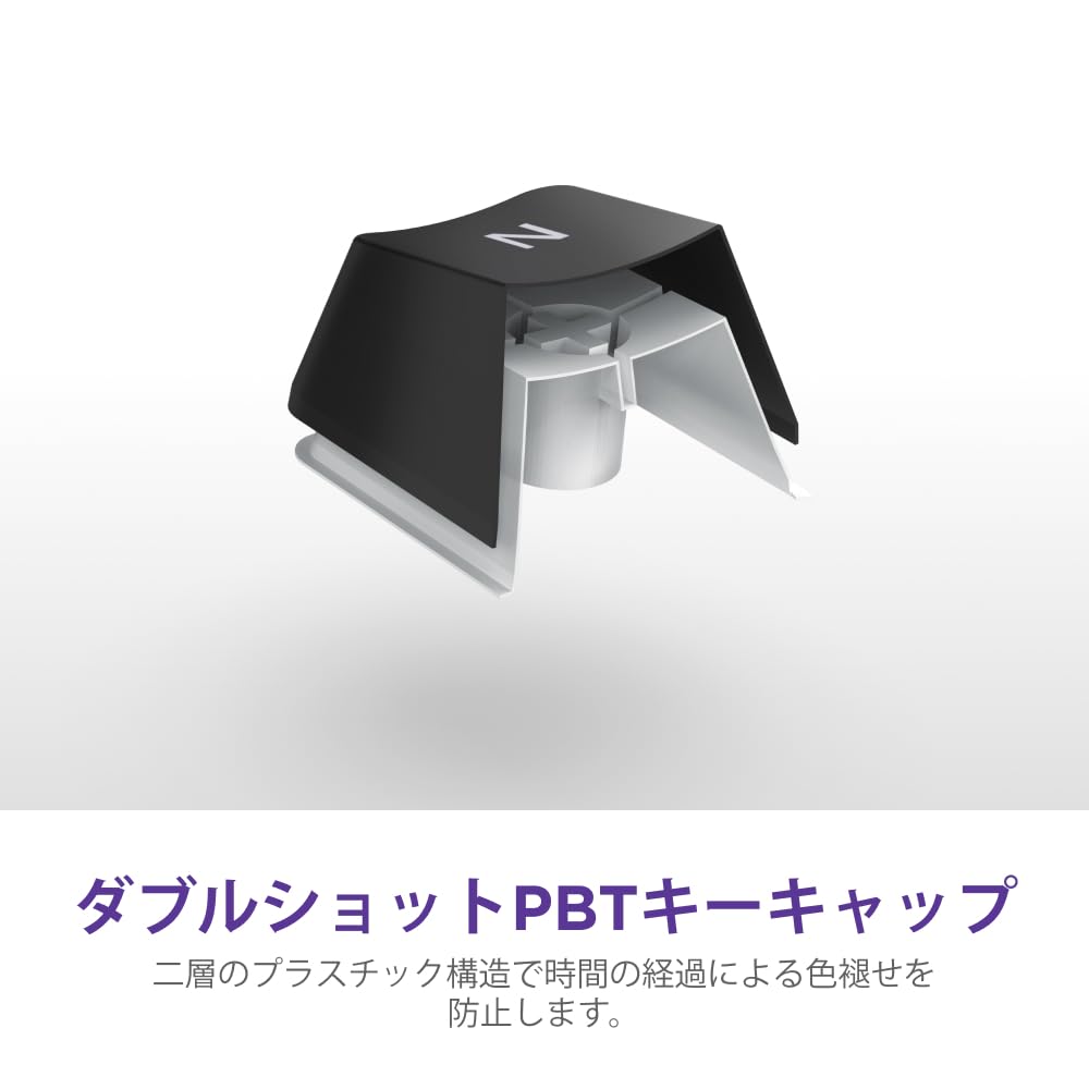 NZXT Function 2 MiniTKL Black Gaming Keyboard with RGB 8K Polling Optical Linear Tenkeyless English Wired Black LEDs, Rate, Switches, Keyboard,