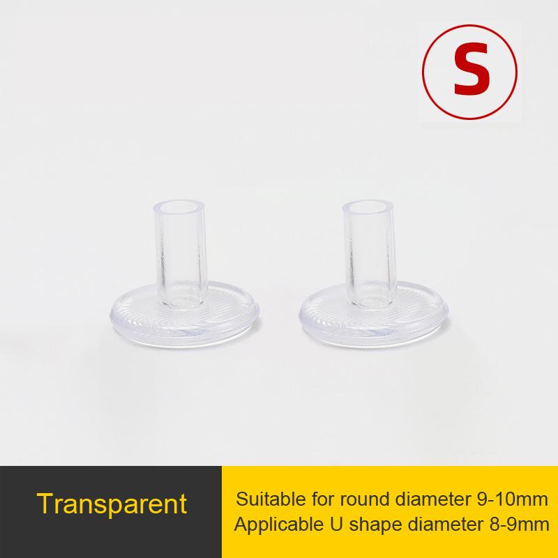 2 Peças Protetores Antiderrapantes para Salto Alto Brilhantes Transparentes Rolhas de Salto Tampas de Reparo de Salto Coberturas para Sapatos Femininos Silenciador Acessórios para Sapatos