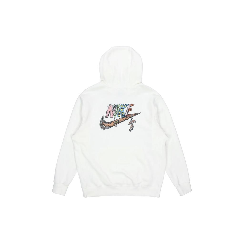 Nike Sweatshirts Men's Ecru Hooded Thickened Regular (Unisex) Sweatshirts DM2250 133
