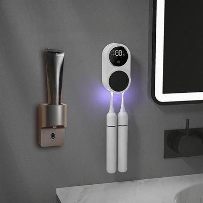 Toothbrush WallMounted Holder, No Drying Needed, Bathroom X122z Gray