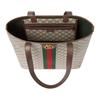 Gucci Ophidia Monogram Coated Fabric Tote Bag Men Tote Bags Beige Brown 834465-FAEOI-9746