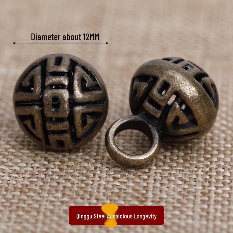 

Хенмейхе Ручна робота Китайський Чонсам Металевий Круглий Ґудзик з Візерунком Щасливої Хмари