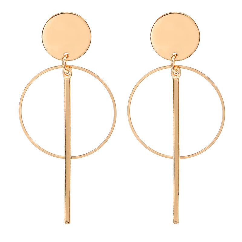 Korean Long Statement Geometric Triangle Tassel Dangle Drop Earrings For Women Earrings Fashion Jewelry Oorbellen Brincos