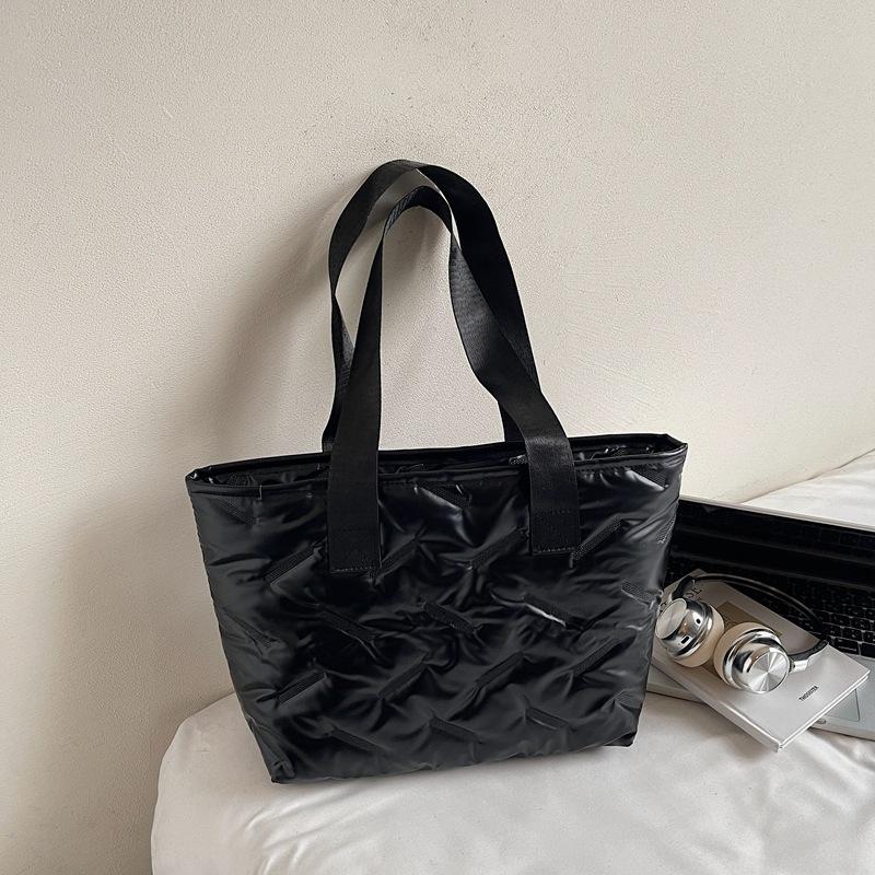 Простая повседневная сумка женская осенняя новая плечевая хлопковая сумка модная портативная большая вместительная сумка-тоут