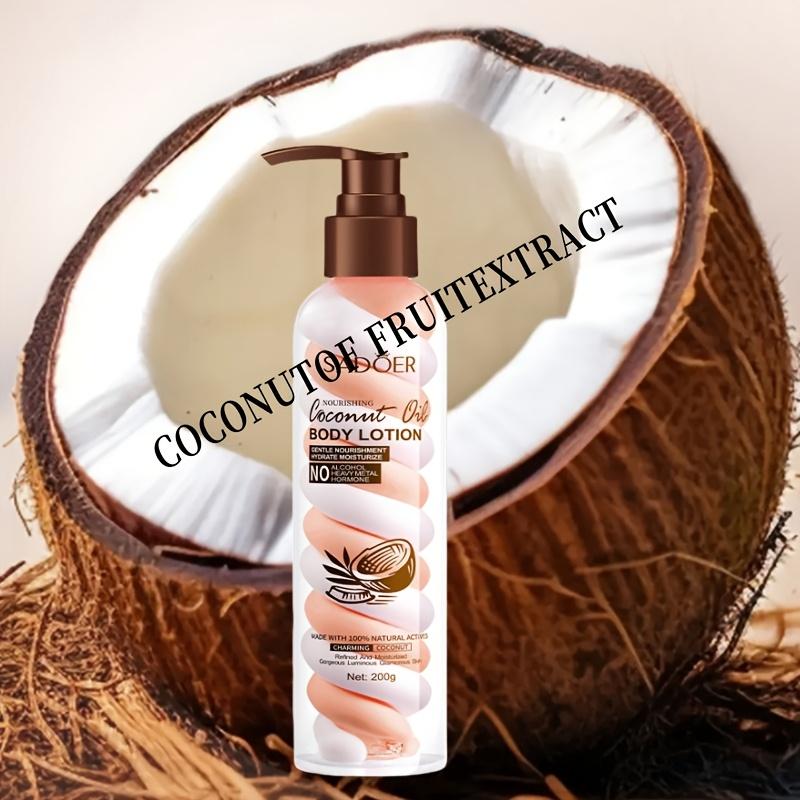 Coconut Oil Nourishing Marshmallow Scented Body Lotion for Autumn and Winter Deep Hydration