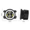 4 Zoll Angel Eyes Auto Nebelscheinwerfer Fern- und Abblendlicht Warnscheinwerfer Wasserdichte LED Runde Nebelscheinwerfer Auto DRL für Jeep Wrangler JK