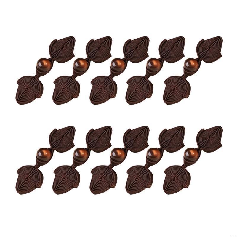 Handmade Cheongsam Sewing Fasteners Chinese Closures Button DIY Tangs Suit Decorative Closures Button X3UC