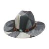 Ethnic Style Street Shot Design Sense Simple Western Travel Vacation Felt Hat Jazz Hat Retro Cowboy Top Hat
