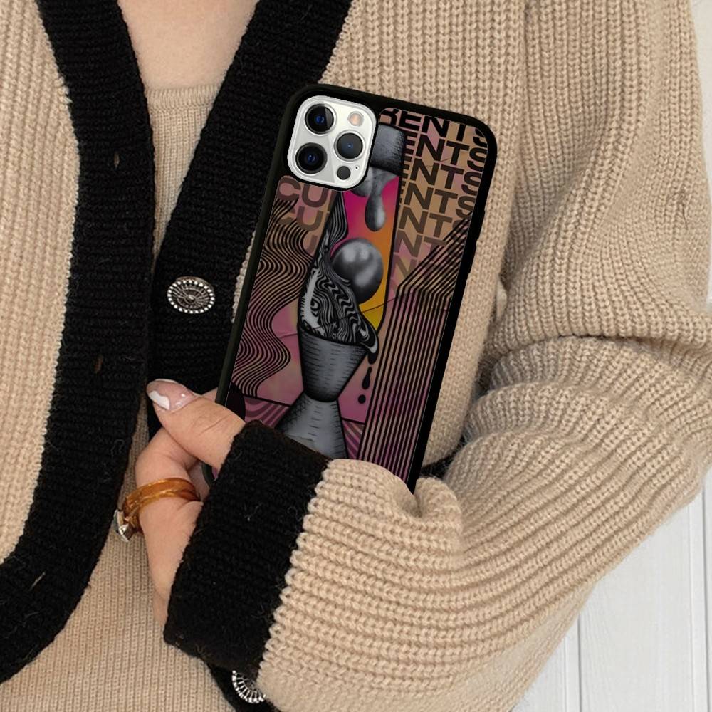 

Band T-Tame Impala Phone Case For IPhone 17 16 Pro Max 11 12 13 14 15 Hard PC+TPU Bracket Back Cover iPhone 14 pro