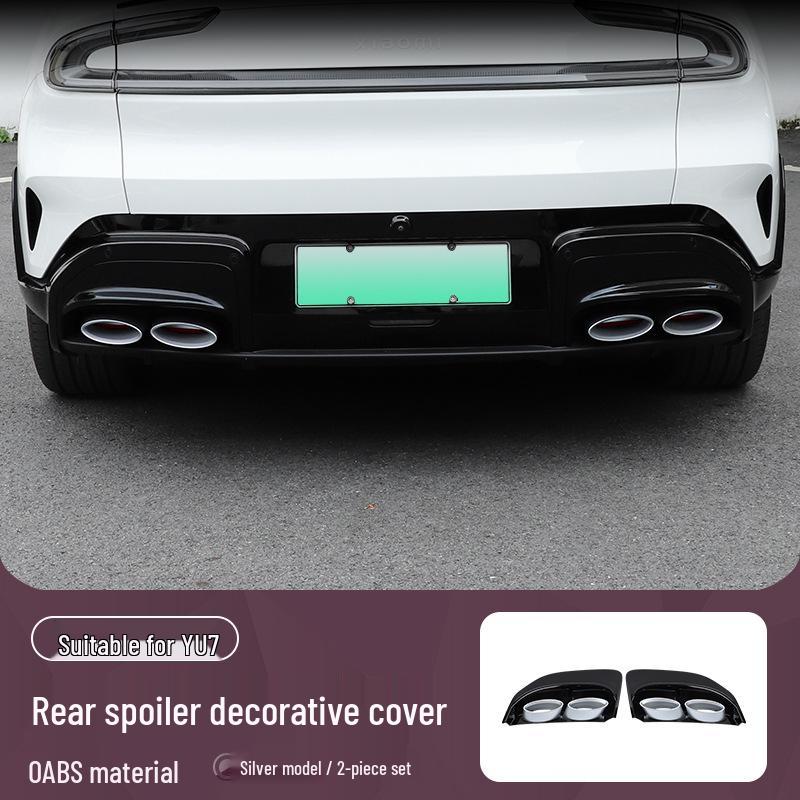 Xiaomi YU7 Rear Bumper Diffuser Decorative Frame & Fog Light Protective Trim