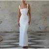 Vestidos de fiesta femeninos con espalda descubierta, sin mangas, con tirantes y purpurina, ajustados a la cadera para primavera y verano, vestido de noche