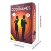 Codenames Strategy Board Game Card Game 2-8 Players Spymaster Party Game Family Game Night Ideal For Teamwork & Strategic Think