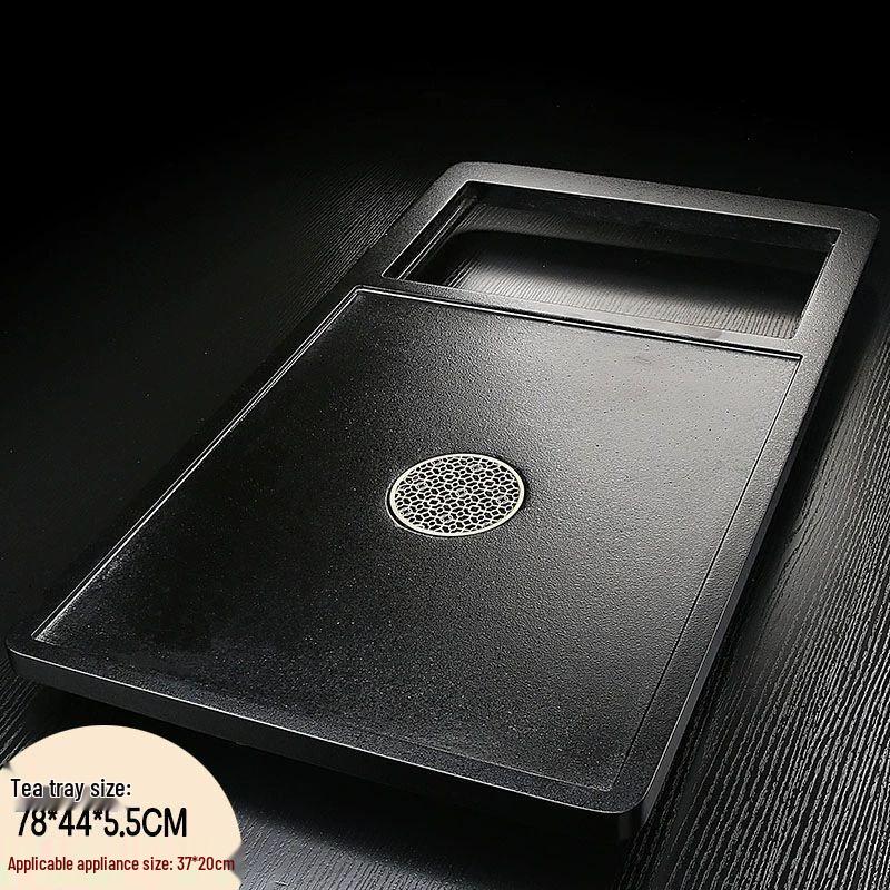 Song Yun Qing Rectangular Wooden Tea Tray with Water Feature