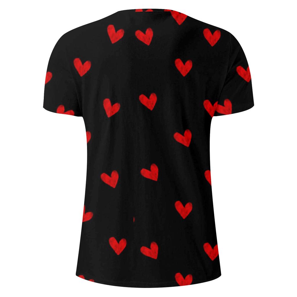 Men's T-shirt, Loose Casual Short Sleeved Top, Men's Short Sleeved Top