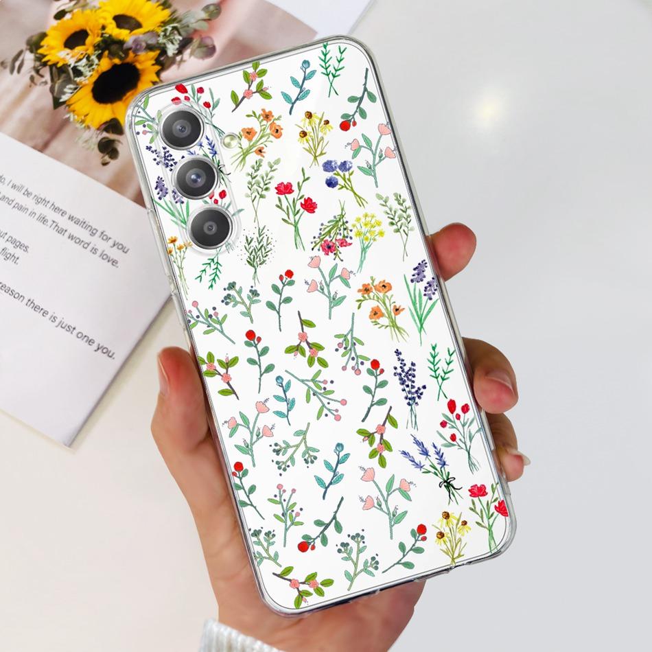 For Samsung Galaxy A55 Case Samsung A55 5G SM-A556B Fashion Printing Soft Silicone TPU Phone Back Cover