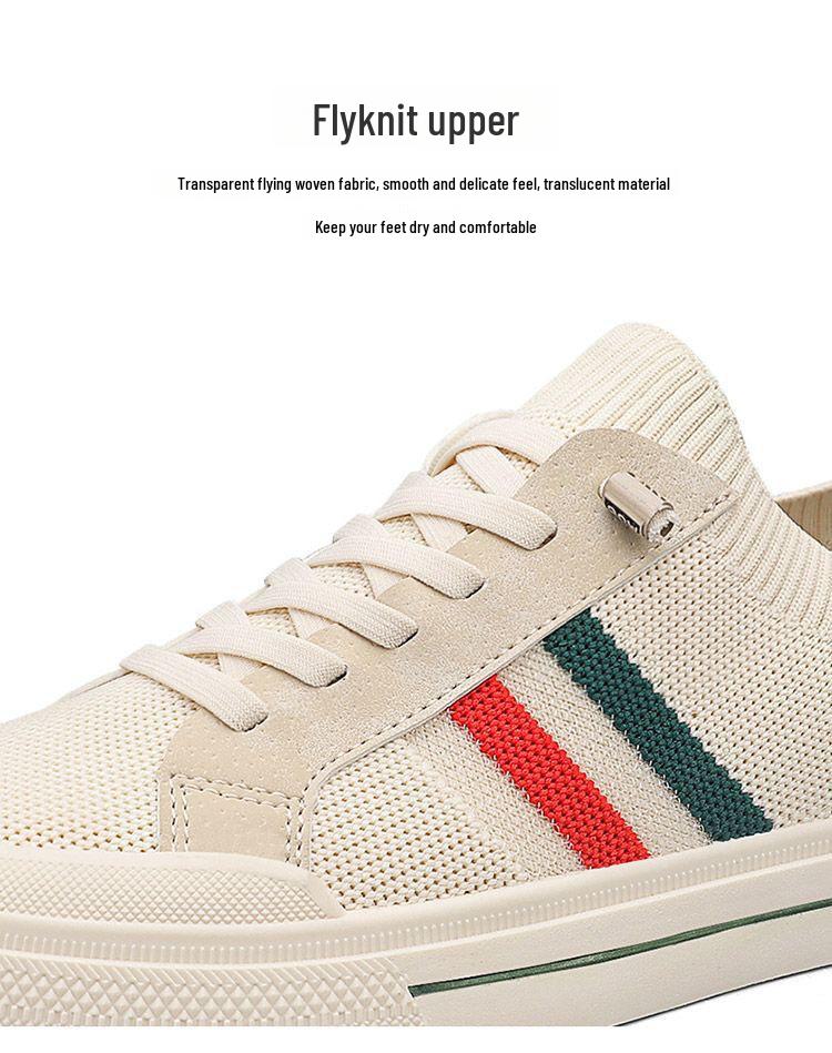Men's Summer Breathable Canvas Trendy Mesh Sports Casual Shoes