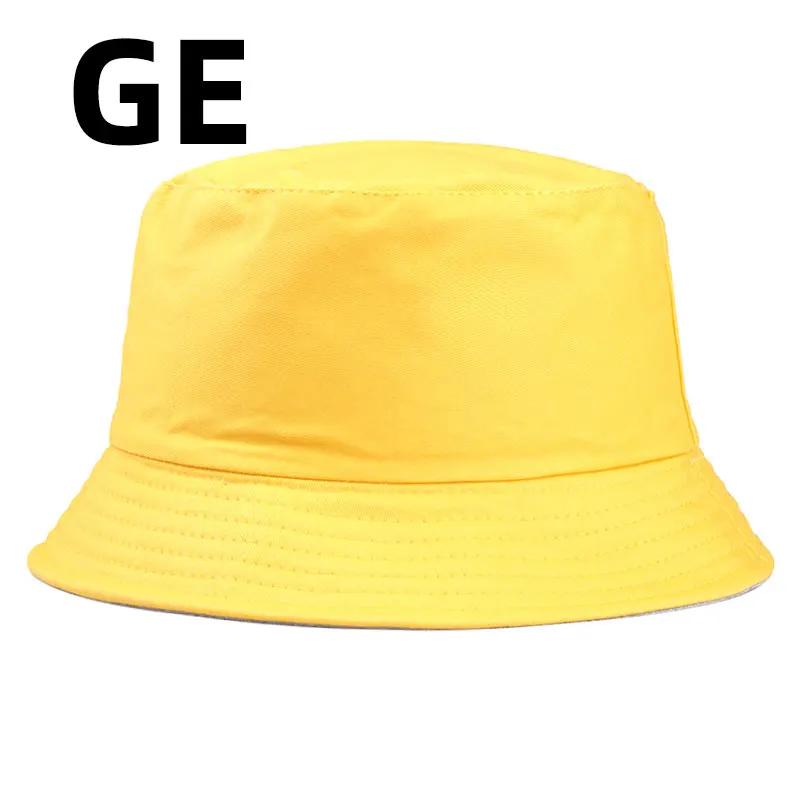 Fashion Summer Reversible Bucket Hat Woman Man Outdoor Sports Sun Beach Fisherman Cap Unisex Adult Daily Solid Visor Panama Hat