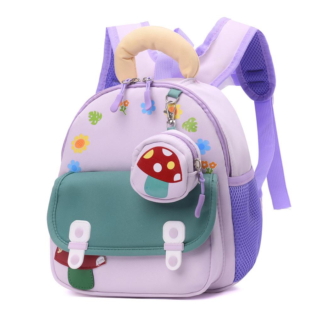 Kids Cartoon School Backpack For Preschoolers With Breathable Oxford Fabric For Boys And Girls