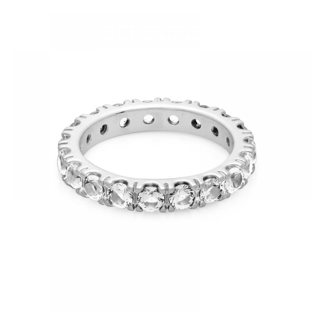 Pandora 190050c01 Tidlös Glänsande Rå Evighet Silverring