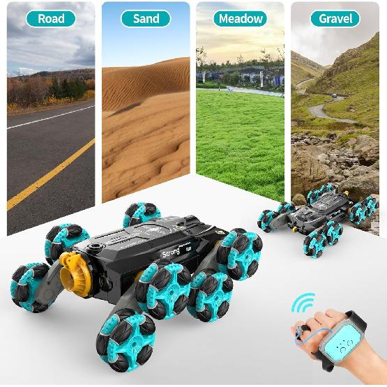 8WD Gesture Sensing RC Stunt Cars - Toys Gifts for Kids 8 9 10 11 12 Year Old Boys Girls,2.4Ghz Remote Control Cars,Transform Drift Off Road Vehicle