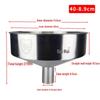 Large Stainless Steel Non-Magnetic Fueling Funnel for Industrial Tanks