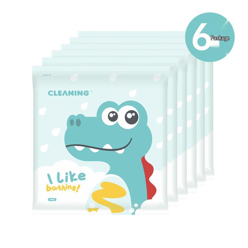 

Cartoon Disposable Bath Towel 6-Pack