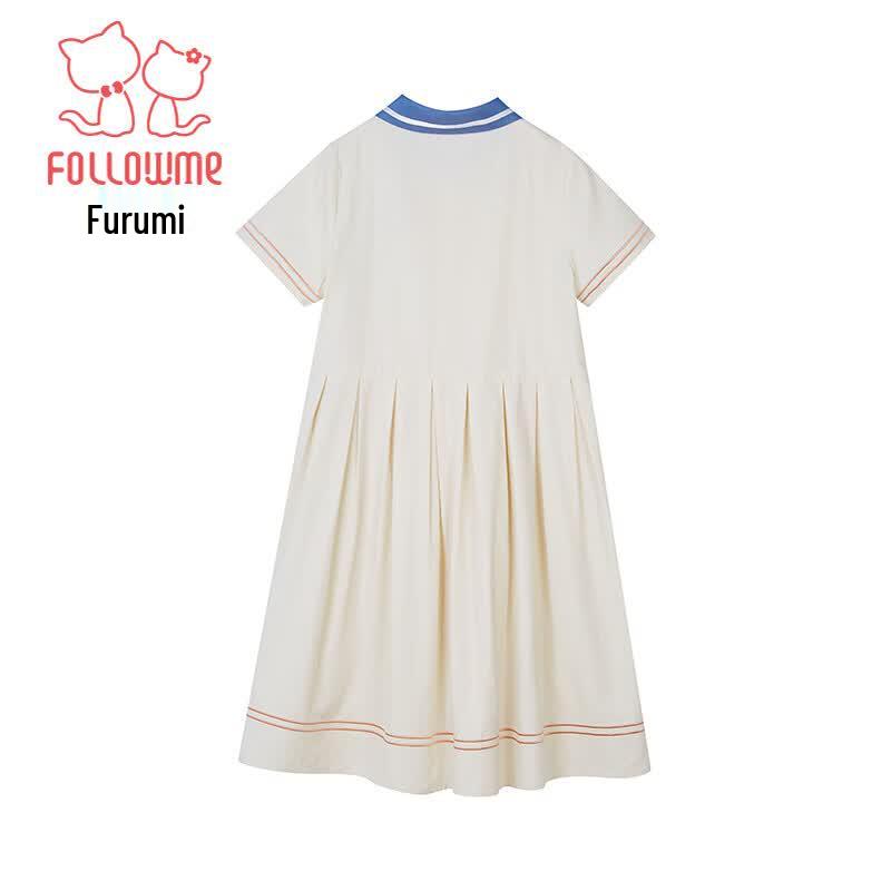 Fuluomi Girl's Academy Style Polo Dress