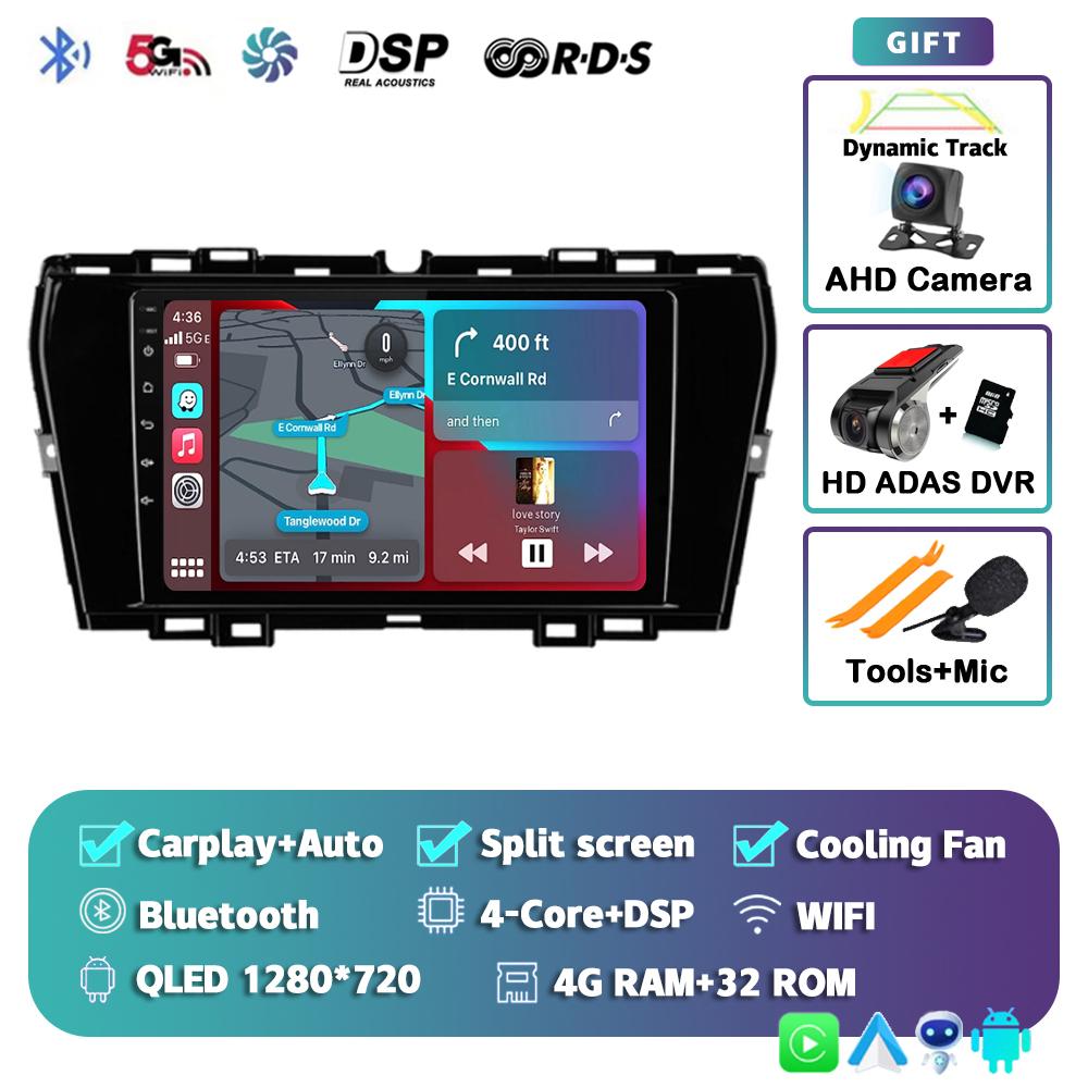 Android 14 Carplay Auto WIFI+4G Car Radio For SsangYong Tivoli 2019 2020 2021 Multimedia GPS Player Stereo 2din DVD Head Unit BT