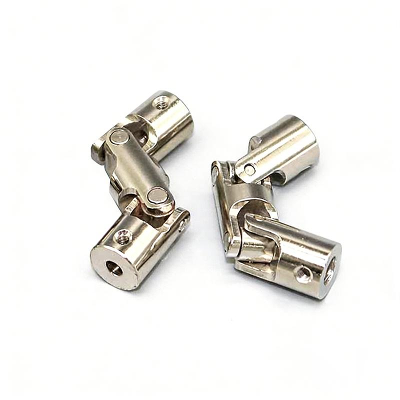 Metal Cardan Joint Motor Connector 4/5/6/8/10mm RC Boat Car Shaft Coupler Three-section Universal Joint Coupling Gimbal