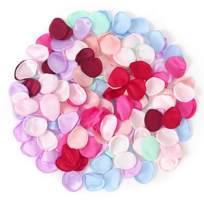 50/100Pcs Artificial Petals Rose Fake Flowers for Home Room Wedding Setting Decoration Valentine's Day Gift Scene Gift Accessory