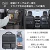 Aristal Seat Back Pocket Storage and Foldable Rear Seat Car Pocket with Black [Integrated Table] Table,